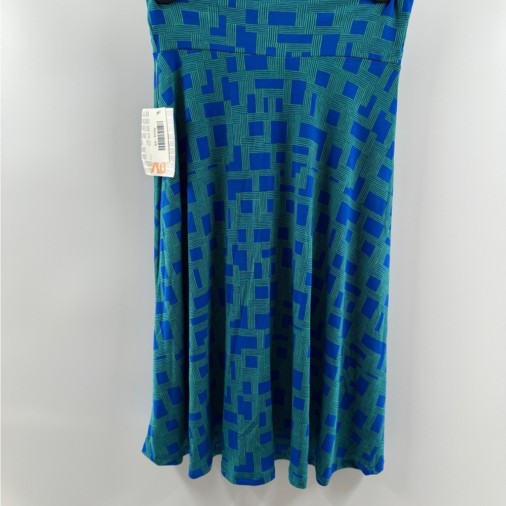 LuLaRoe Azure Skirt NWT – Women’s XS Blue Turquoise Geometric